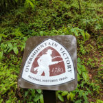 Overmountain Victory National Historic Trail sign.
